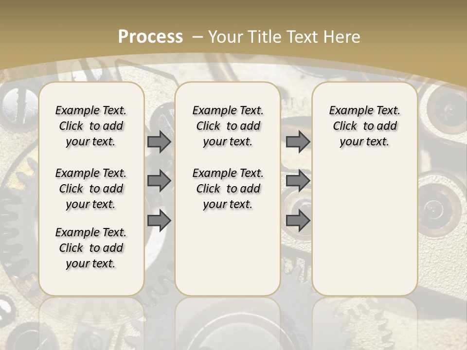 Clockwork Mechanism PowerPoint Template
