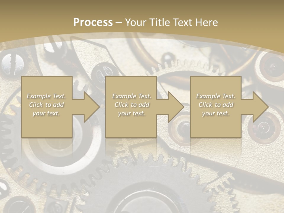 Clockwork Mechanism PowerPoint Template