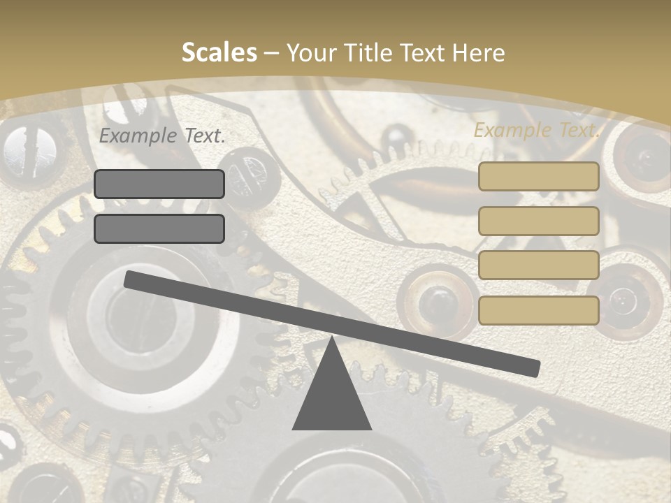 Clockwork Mechanism PowerPoint Template