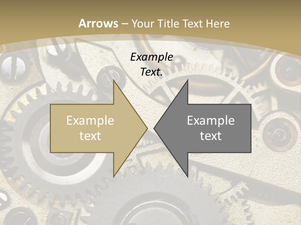 Clockwork Mechanism PowerPoint Template