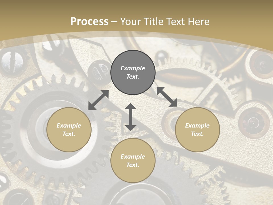 Clockwork Mechanism PowerPoint Template
