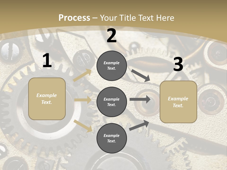 Clockwork Mechanism PowerPoint Template