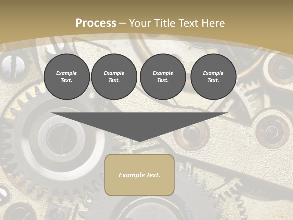 Clockwork Mechanism PowerPoint Template