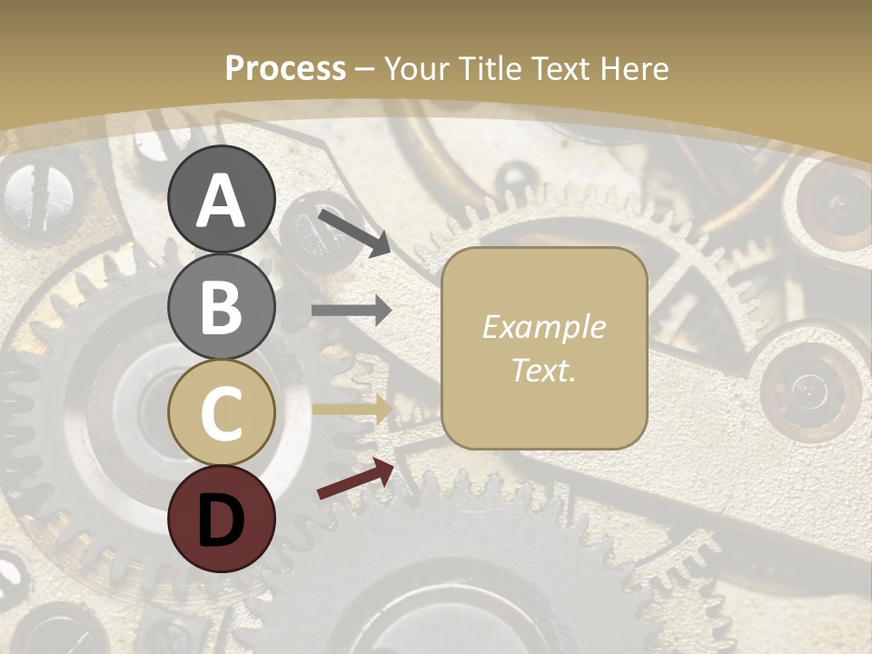 Clockwork Mechanism PowerPoint Template