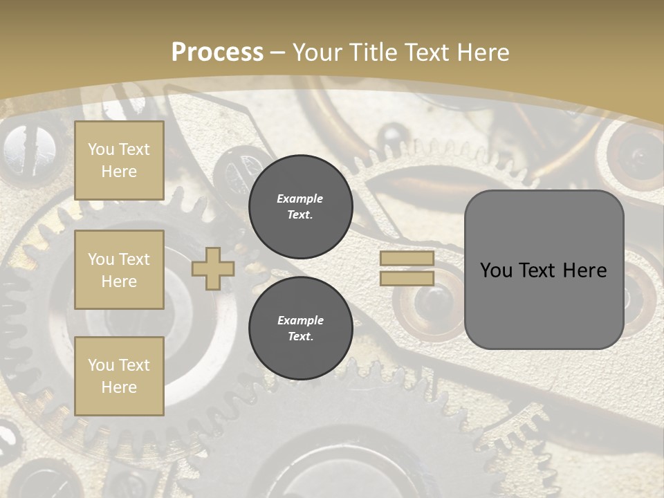 Clockwork Mechanism PowerPoint Template