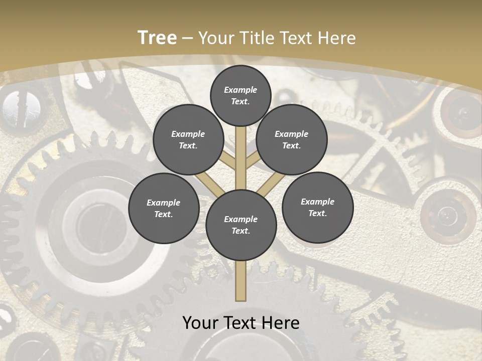 Clockwork Mechanism PowerPoint Template
