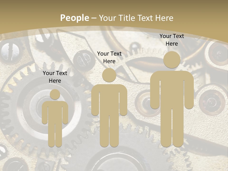 Clockwork Mechanism PowerPoint Template