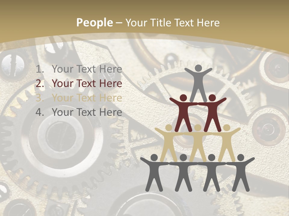 Clockwork Mechanism PowerPoint Template