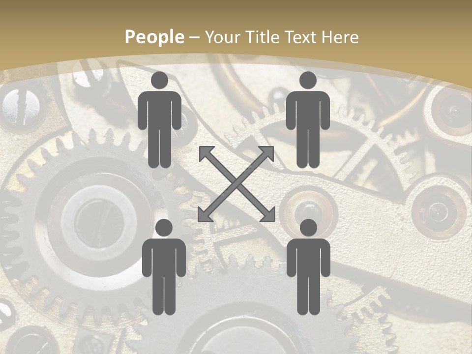 Clockwork Mechanism PowerPoint Template