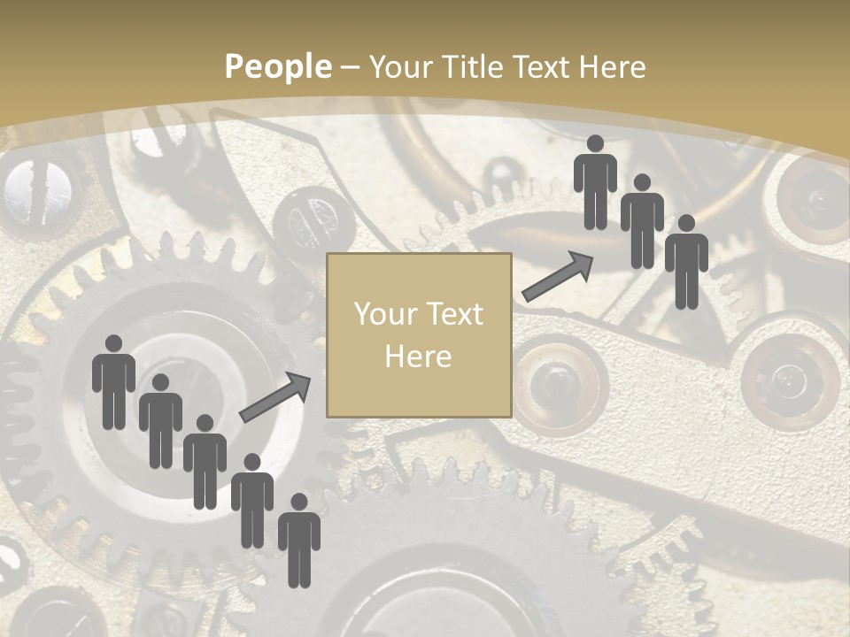 Clockwork Mechanism PowerPoint Template