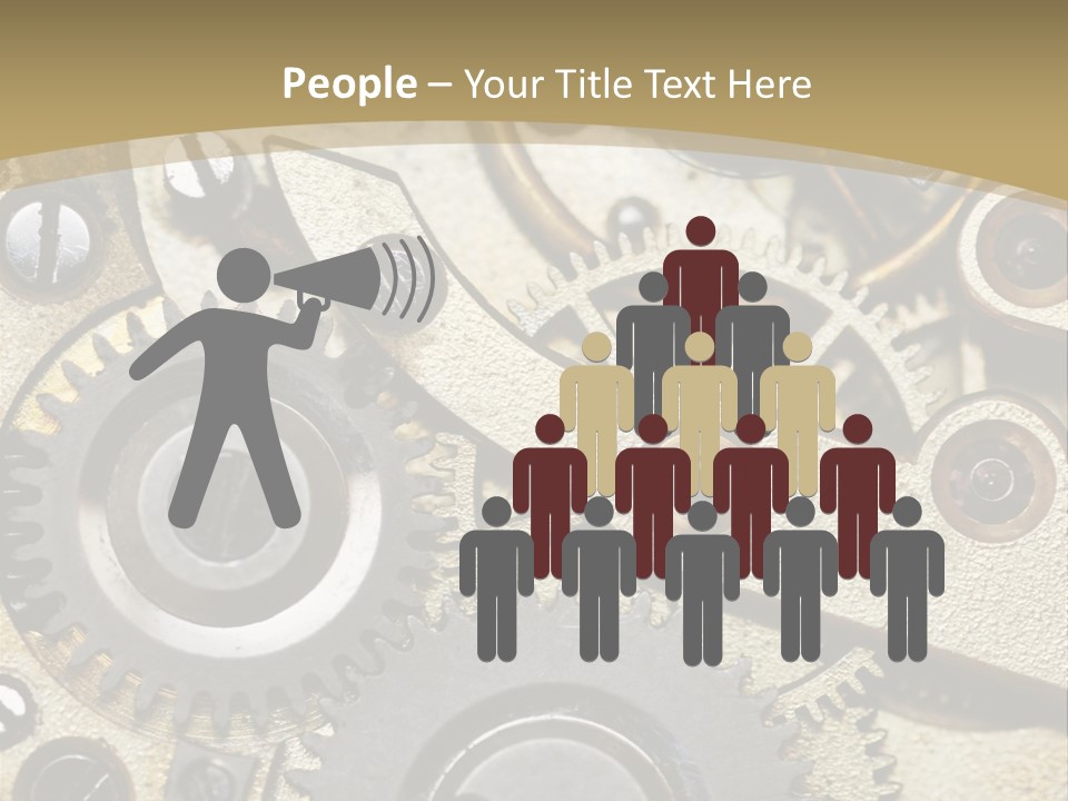 Clockwork Mechanism PowerPoint Template