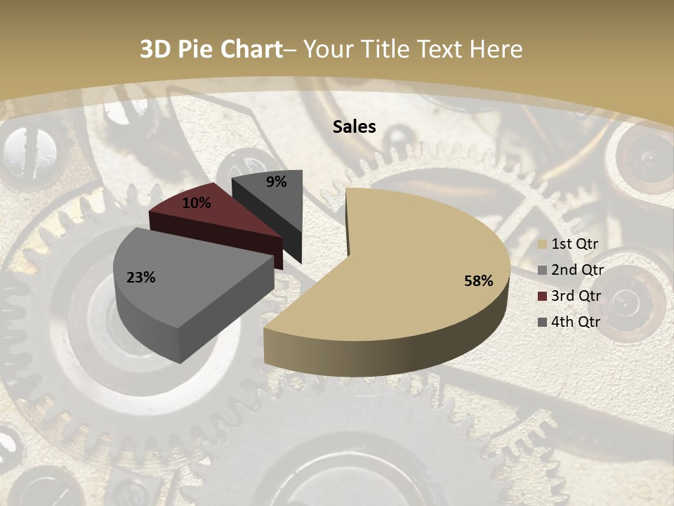 Clockwork Mechanism PowerPoint Template