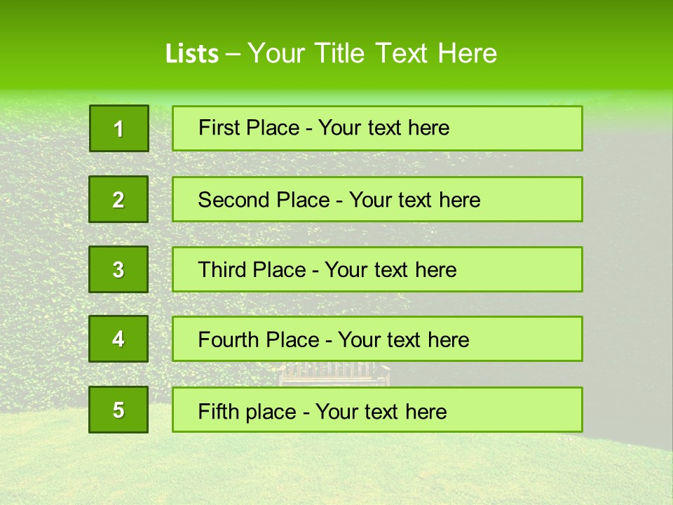 Garden Hedges PowerPoint Template
