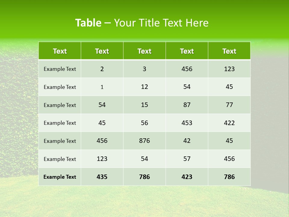 Garden Hedges PowerPoint Template