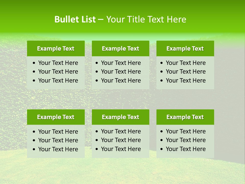 Garden Hedges PowerPoint Template