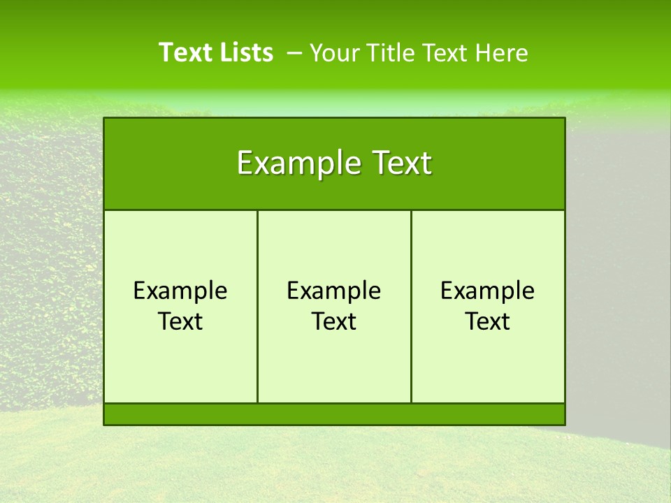 Garden Hedges PowerPoint Template