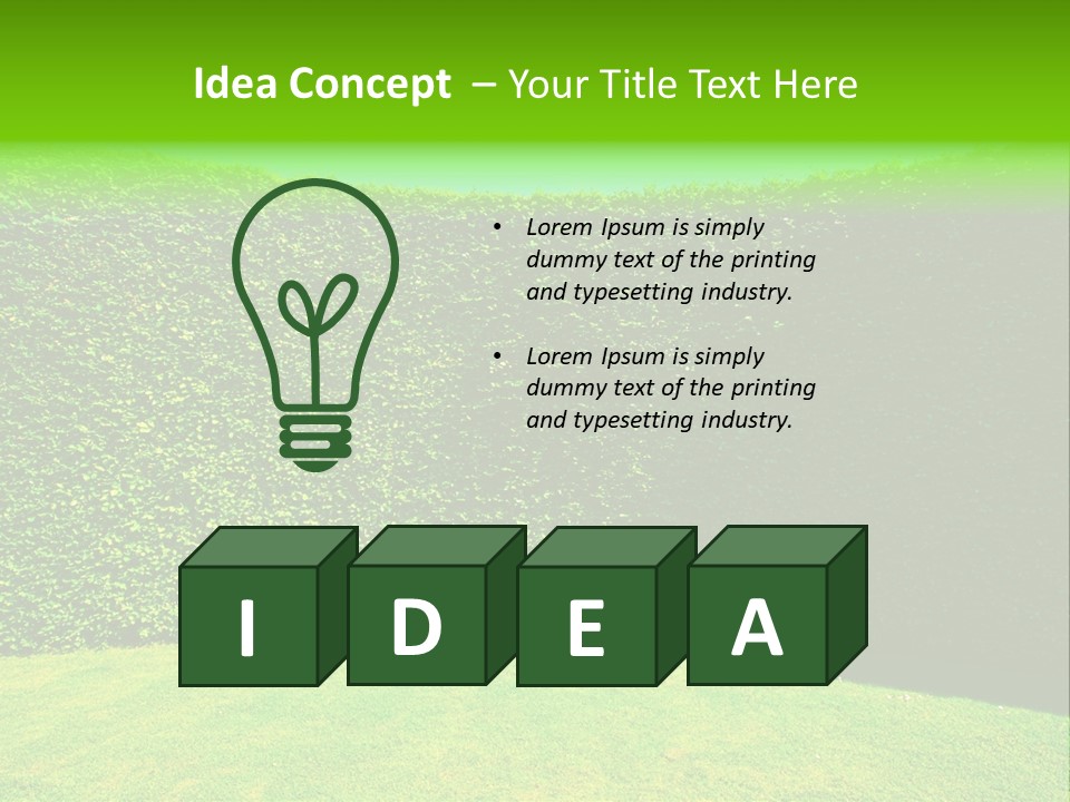 Garden Hedges PowerPoint Template