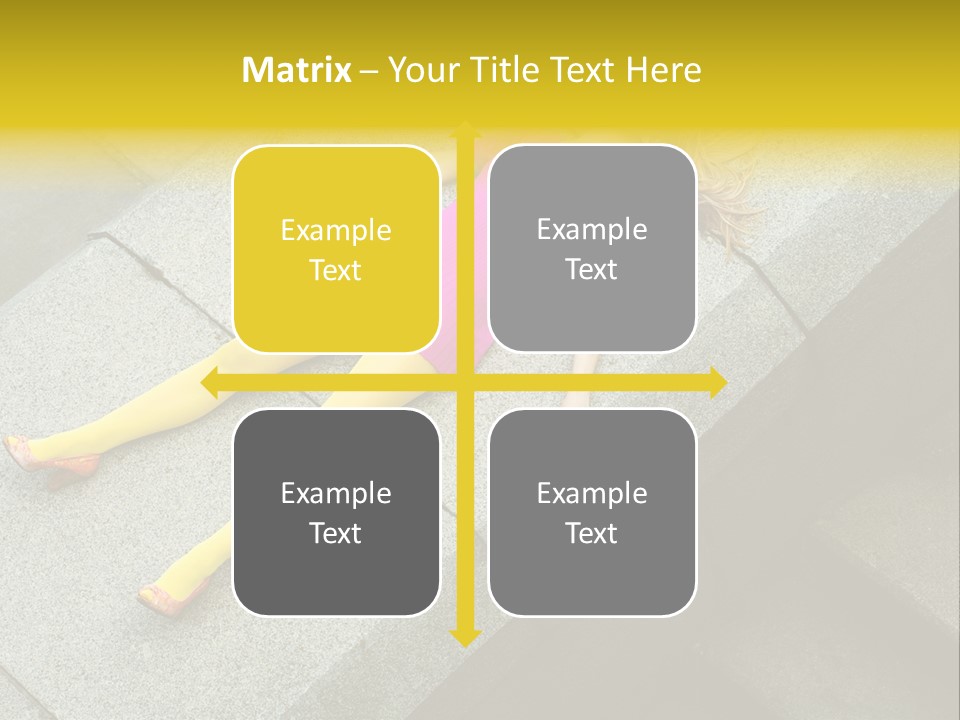 Graffiti Beautiful Young PowerPoint Template