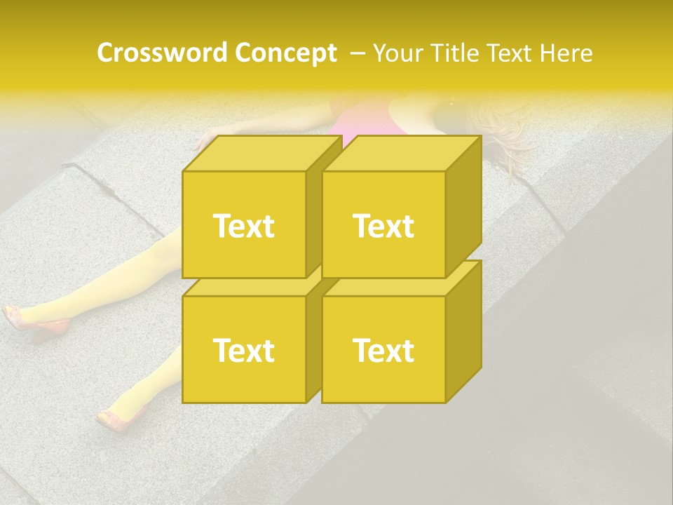 Graffiti Beautiful Young PowerPoint Template