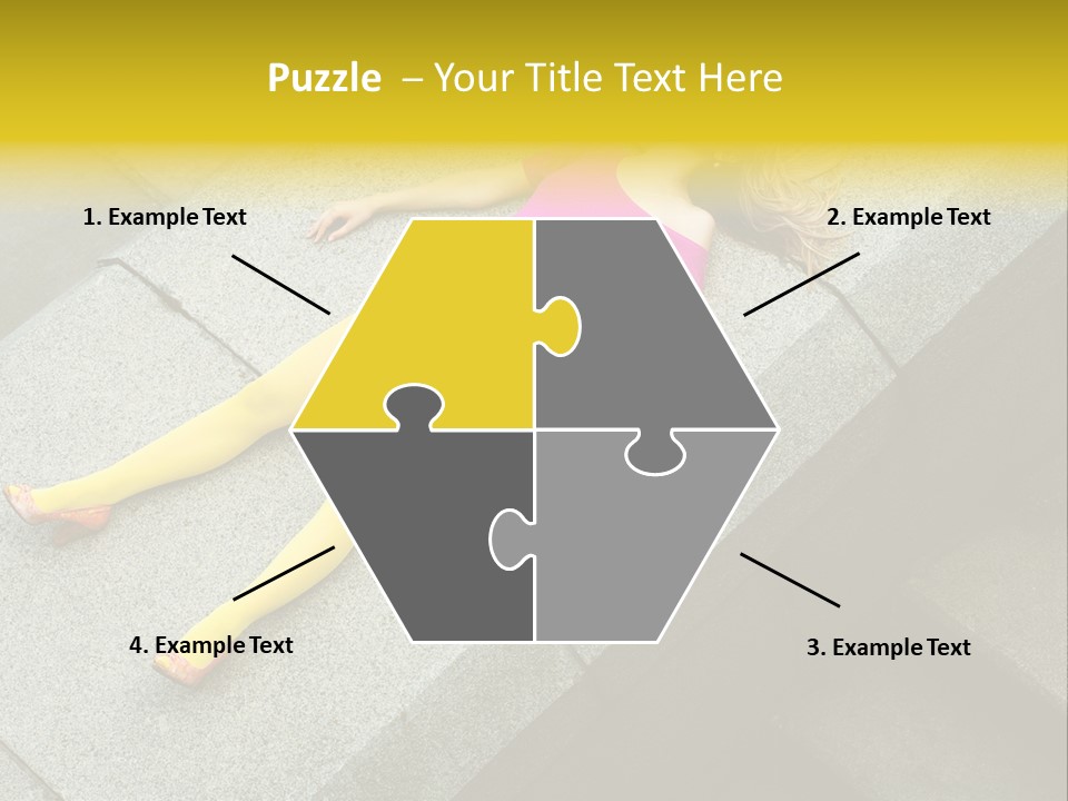 Graffiti Beautiful Young PowerPoint Template