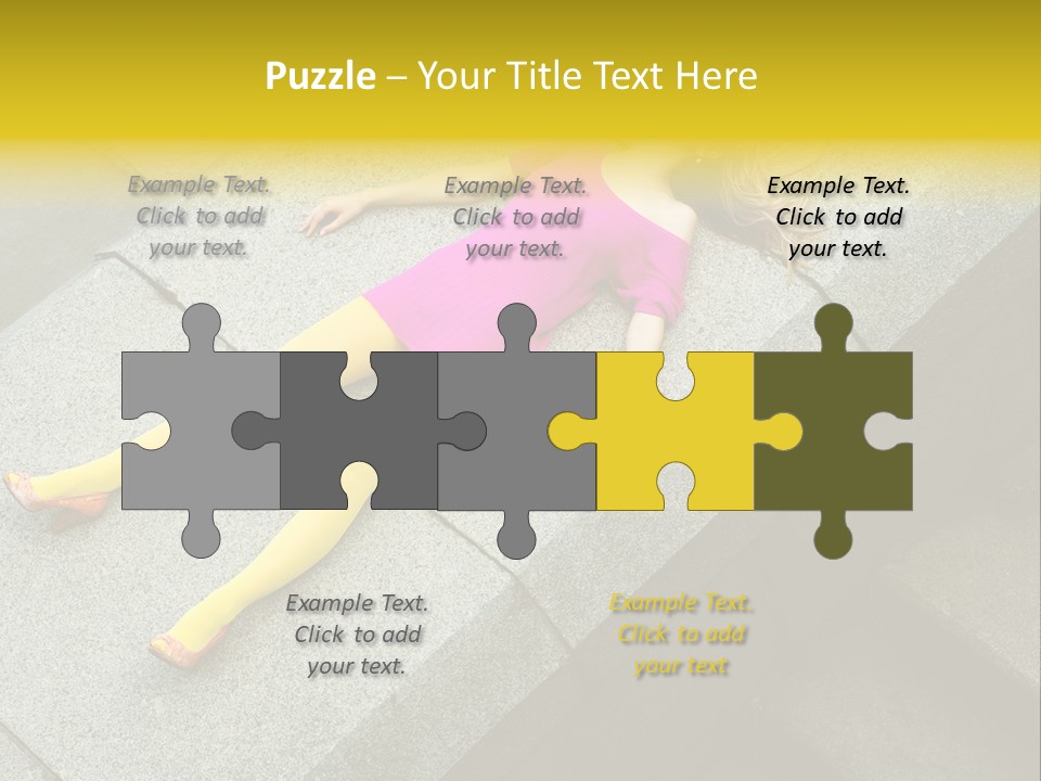 Graffiti Beautiful Young PowerPoint Template