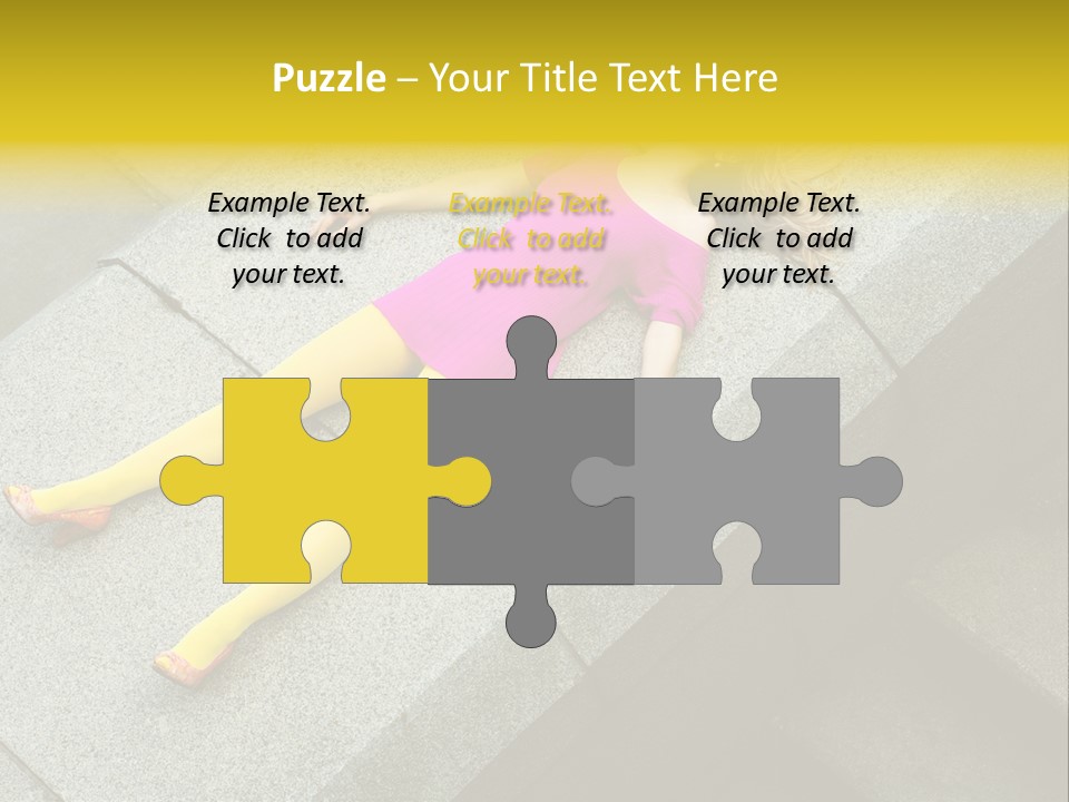 Graffiti Beautiful Young PowerPoint Template