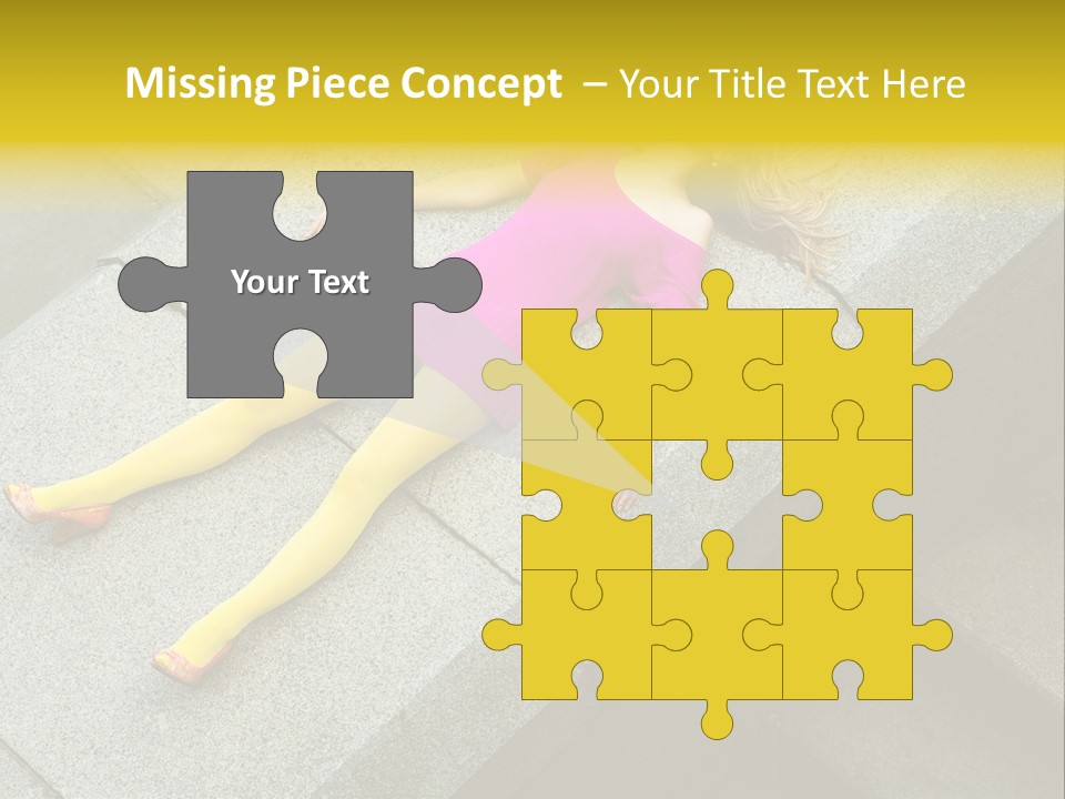 Graffiti Beautiful Young PowerPoint Template