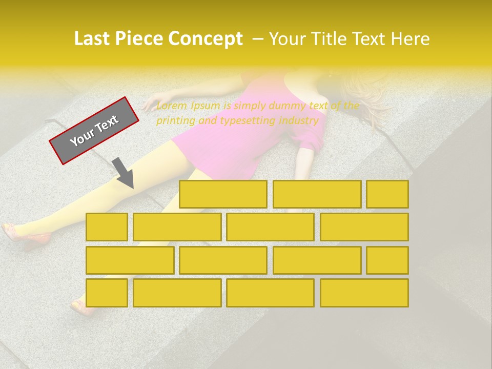 Graffiti Beautiful Young PowerPoint Template