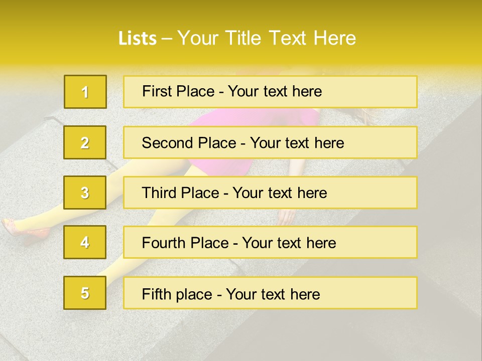 Graffiti Beautiful Young PowerPoint Template