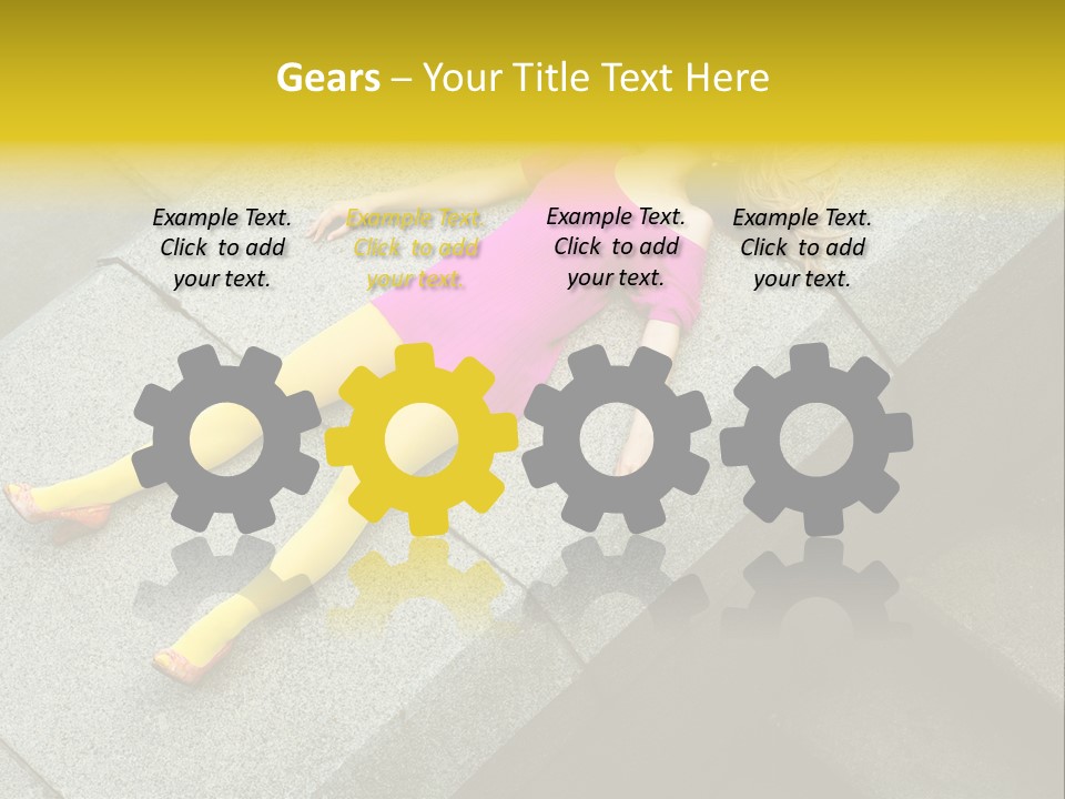 Graffiti Beautiful Young PowerPoint Template