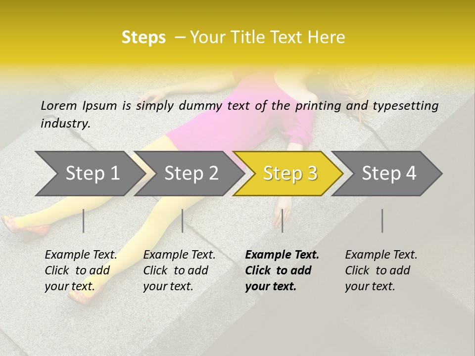 Graffiti Beautiful Young PowerPoint Template