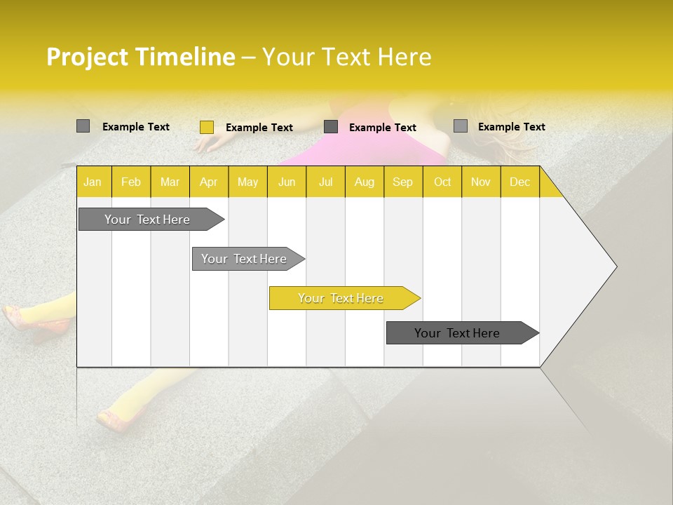 Graffiti Beautiful Young PowerPoint Template