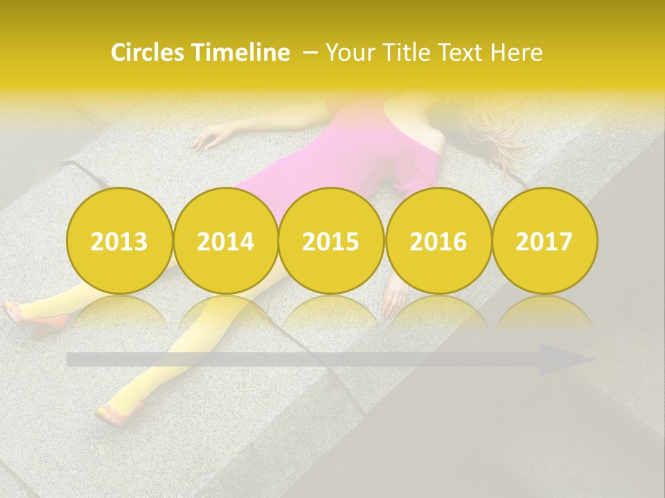 Graffiti Beautiful Young PowerPoint Template