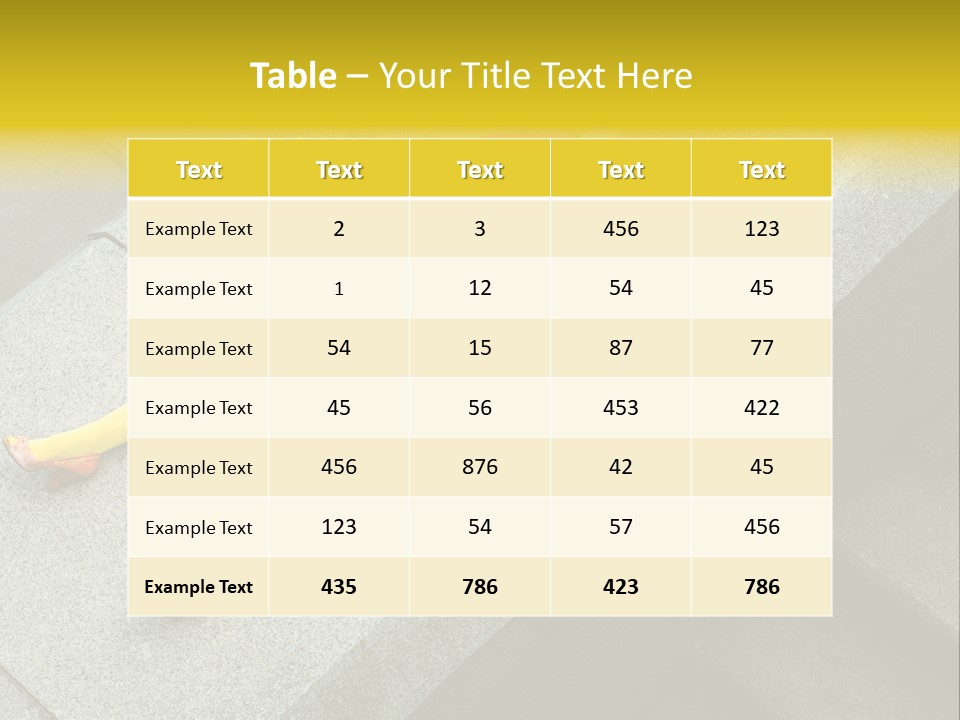 Graffiti Beautiful Young PowerPoint Template