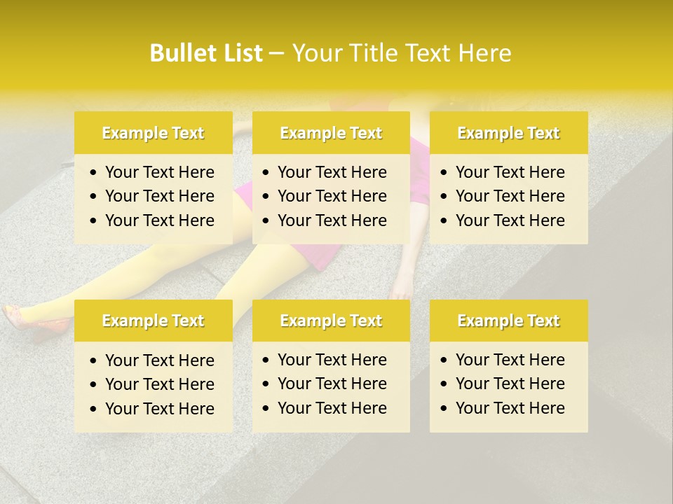 Graffiti Beautiful Young PowerPoint Template