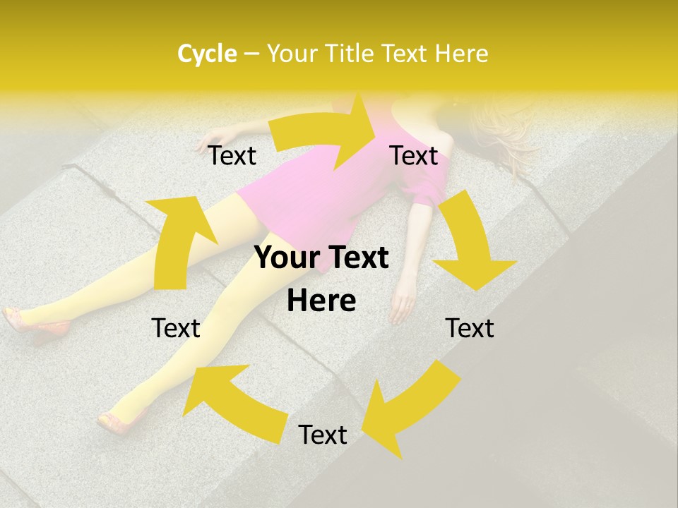 Graffiti Beautiful Young PowerPoint Template