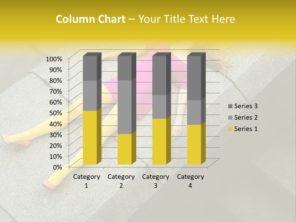 Graffiti Beautiful Young PowerPoint Template