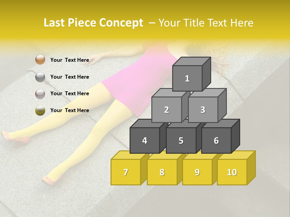 Graffiti Beautiful Young PowerPoint Template