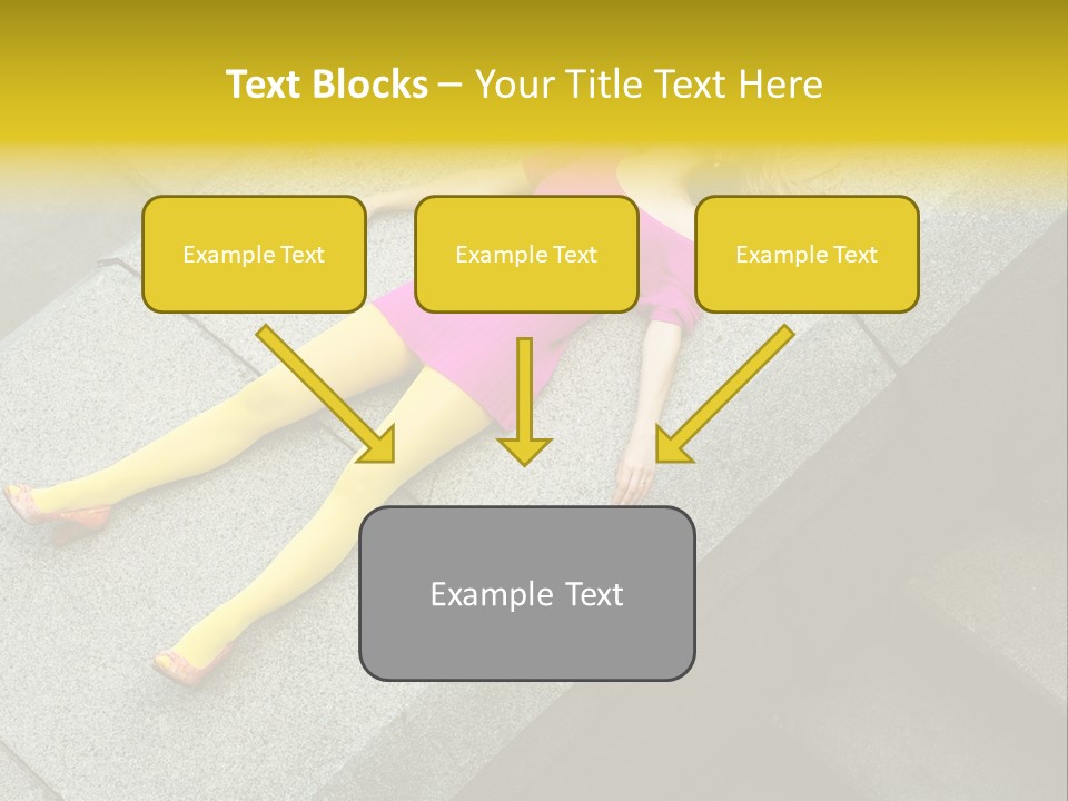 Graffiti Beautiful Young PowerPoint Template