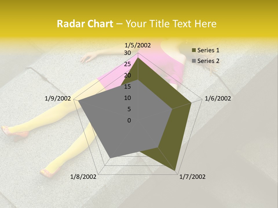 Graffiti Beautiful Young PowerPoint Template