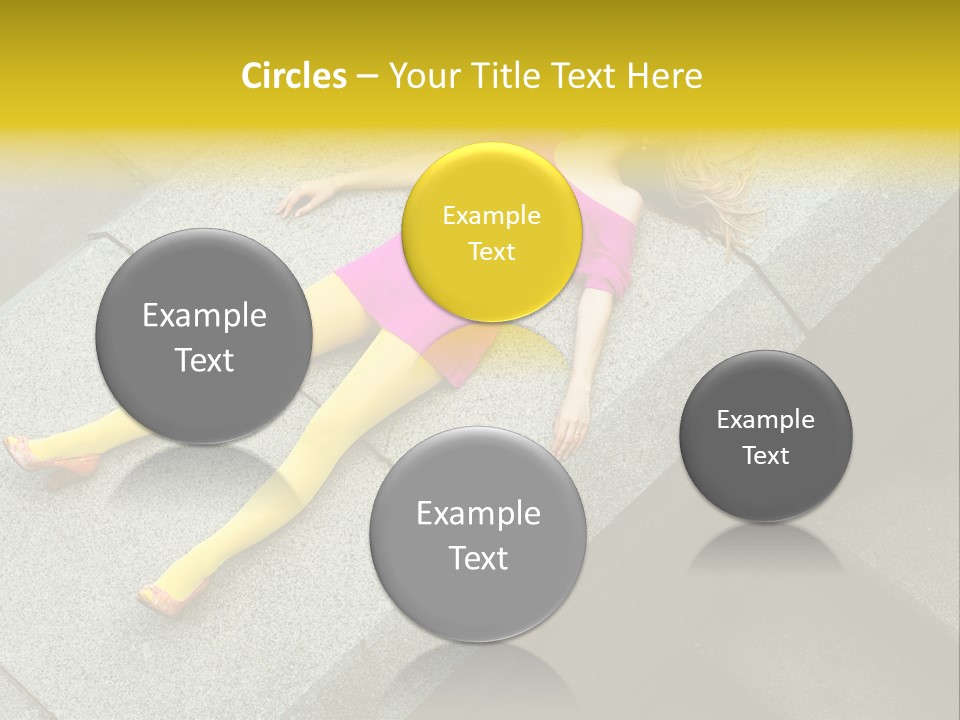 Graffiti Beautiful Young PowerPoint Template