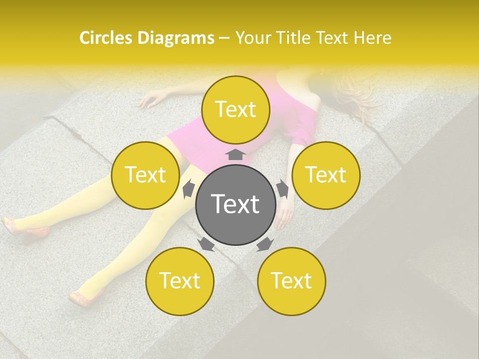 Graffiti Beautiful Young PowerPoint Template