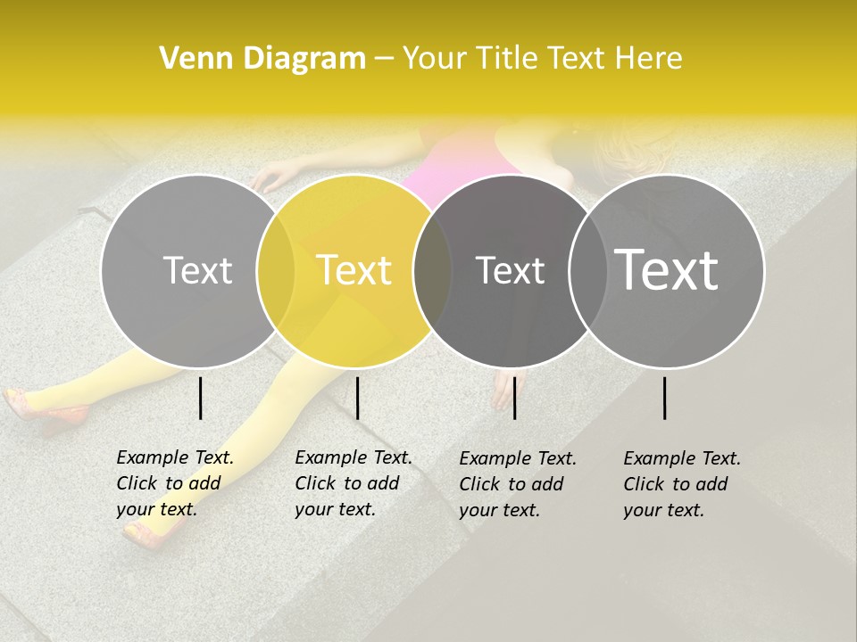 Graffiti Beautiful Young PowerPoint Template