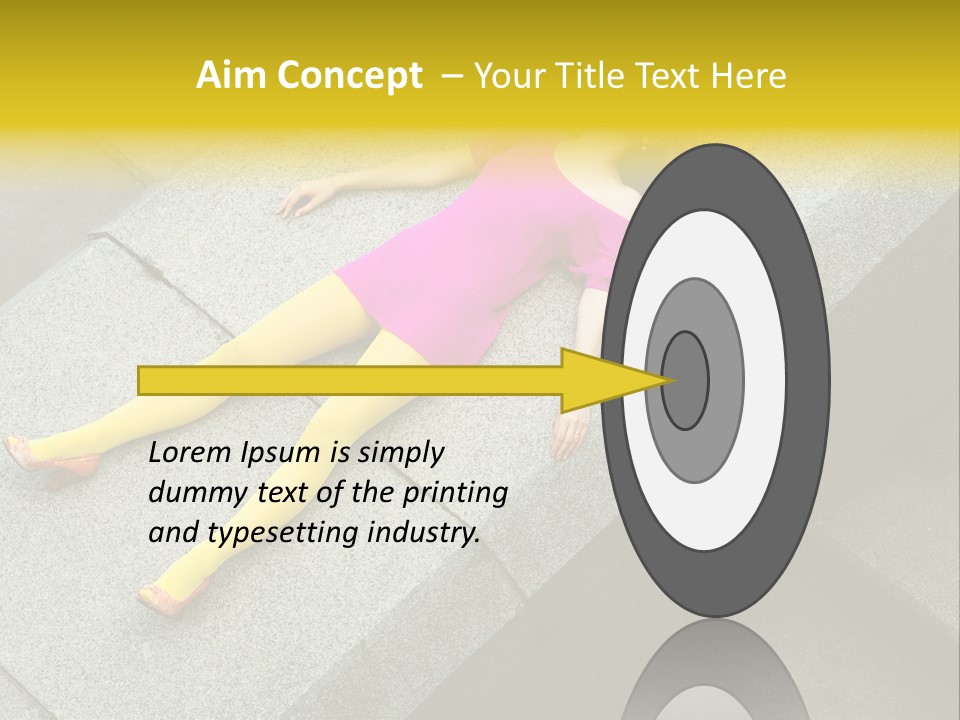 Graffiti Beautiful Young PowerPoint Template