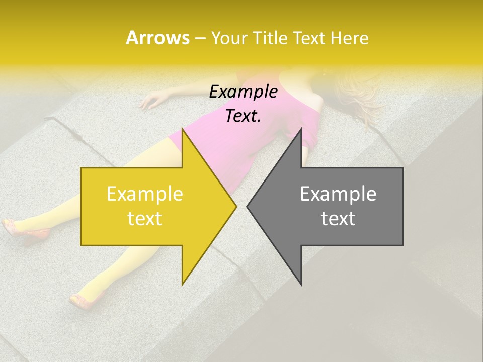 Graffiti Beautiful Young PowerPoint Template