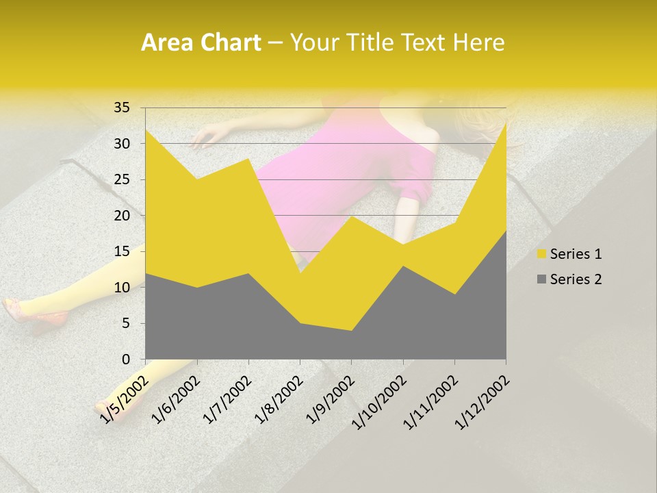 Graffiti Beautiful Young PowerPoint Template