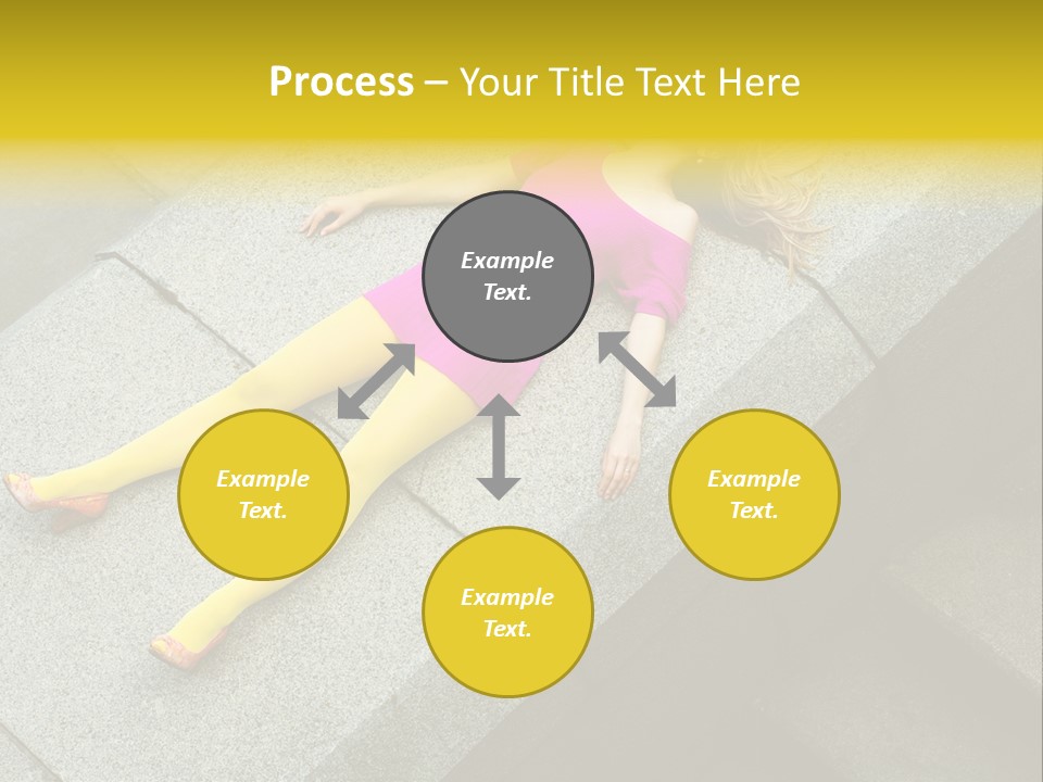 Graffiti Beautiful Young PowerPoint Template