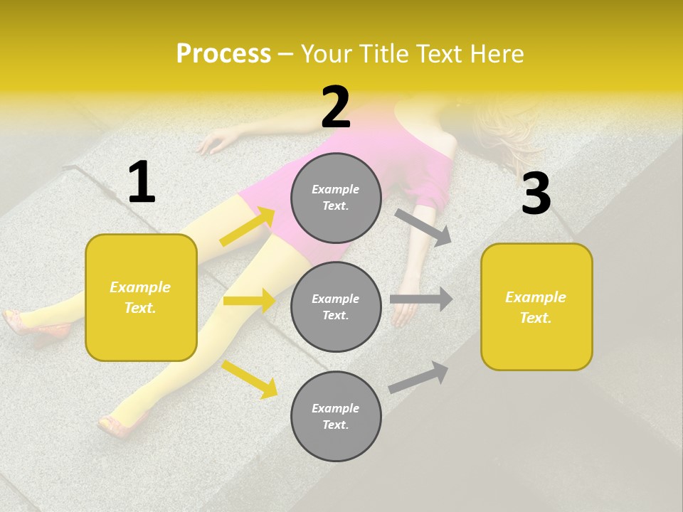 Graffiti Beautiful Young PowerPoint Template