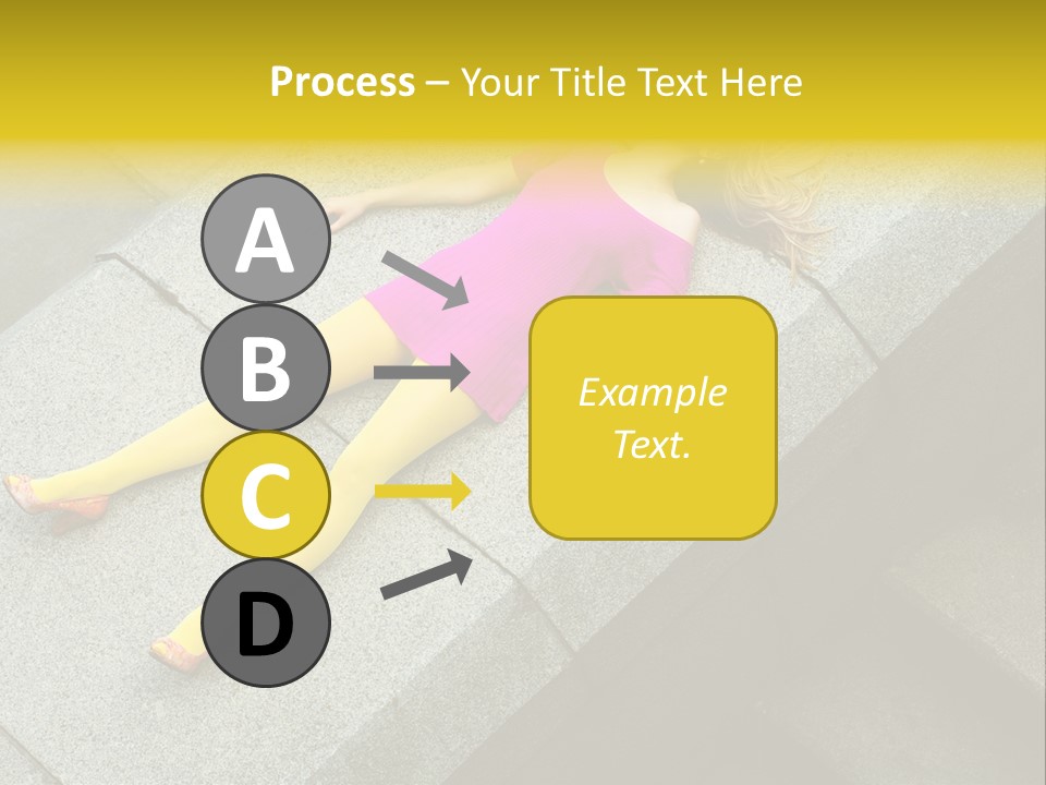 Graffiti Beautiful Young PowerPoint Template