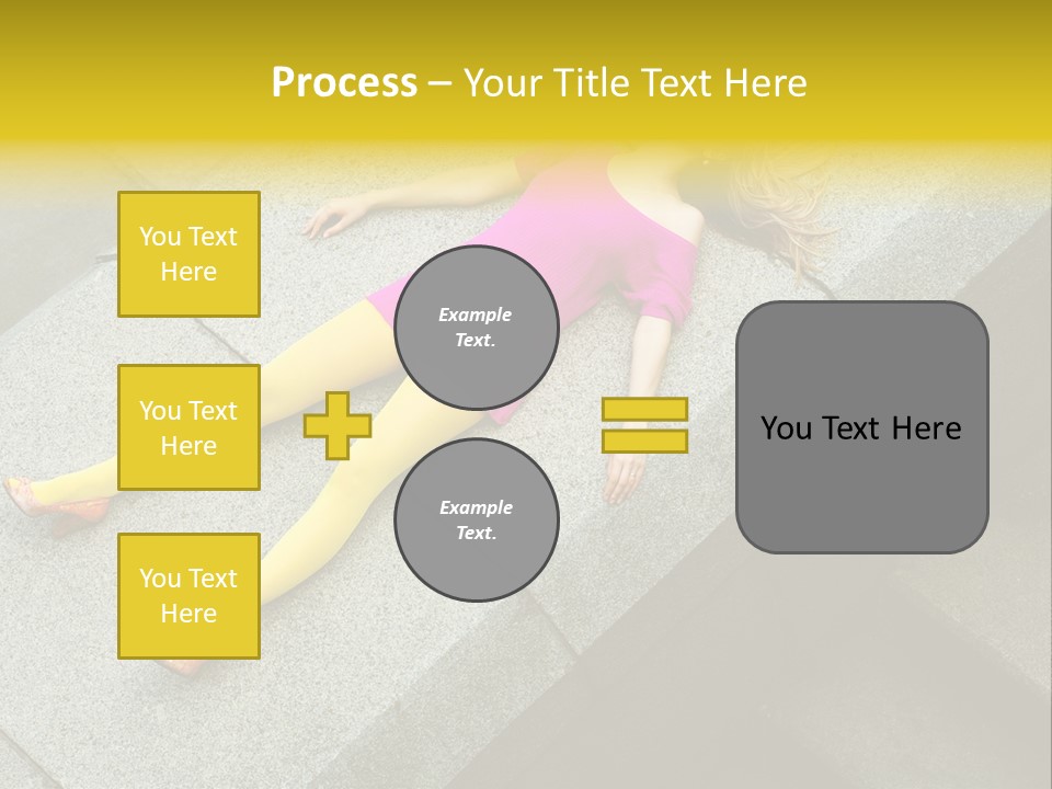 Graffiti Beautiful Young PowerPoint Template